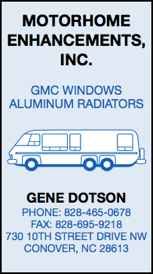 Motorhome Enhancements Sidebar