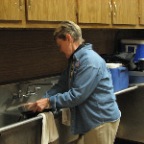 Chris Cleaning Up