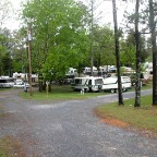The campground from rally building