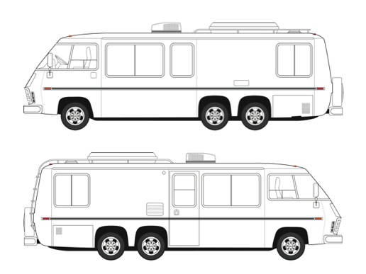 GMC 26-foot factory coach